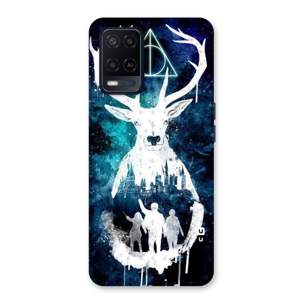 White Deer Back Case for Oppo A54