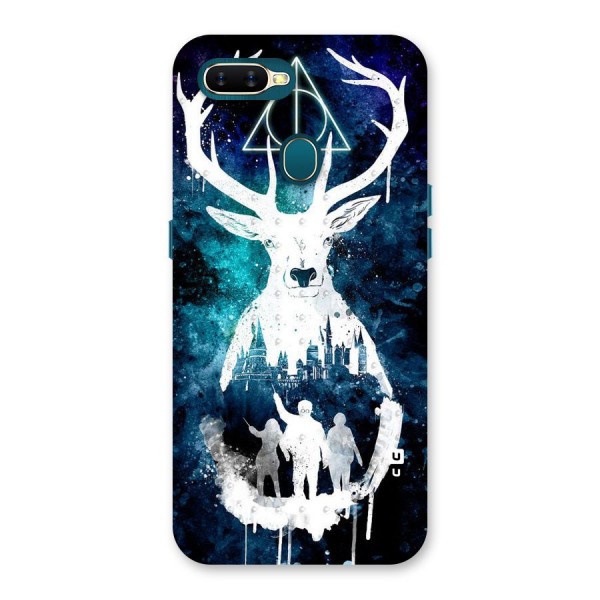 White Deer Back Case for Oppo A7