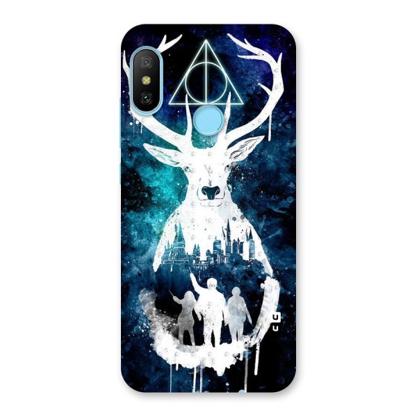 White Deer Back Case for Redmi 6 Pro