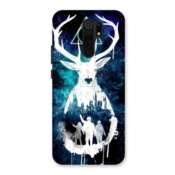 White Deer Back Case for Redmi 9 Prime