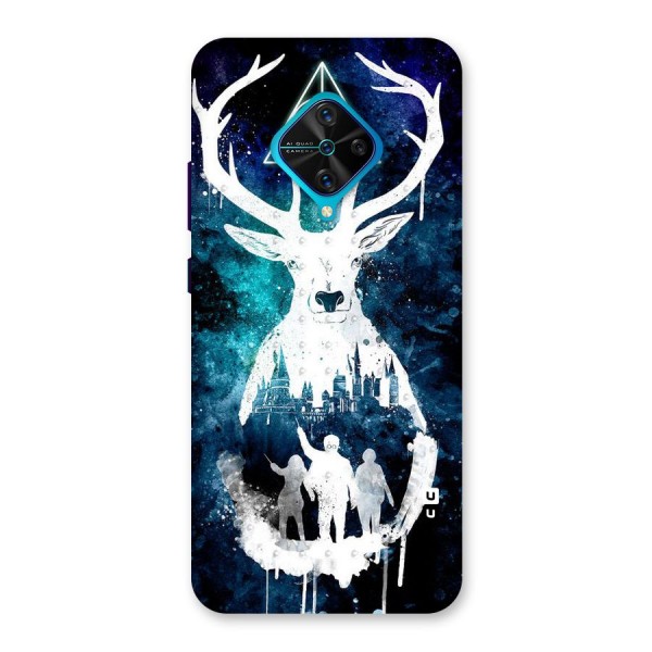 White Deer Back Case for Vivo S1 Pro