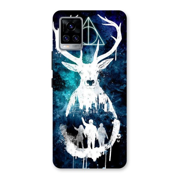 White Deer Back Case for Vivo V20 Pro