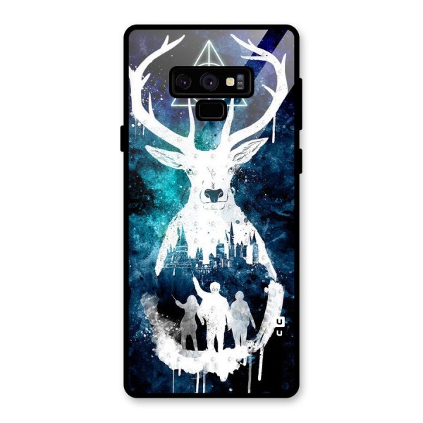 White Deer Glass Back Case for Galaxy Note 9