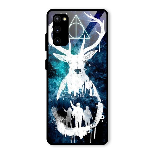 White Deer Glass Back Case for Galaxy S20 FE