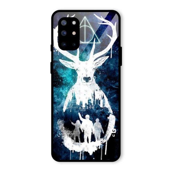 White Deer Glass Back Case for OnePlus 8T