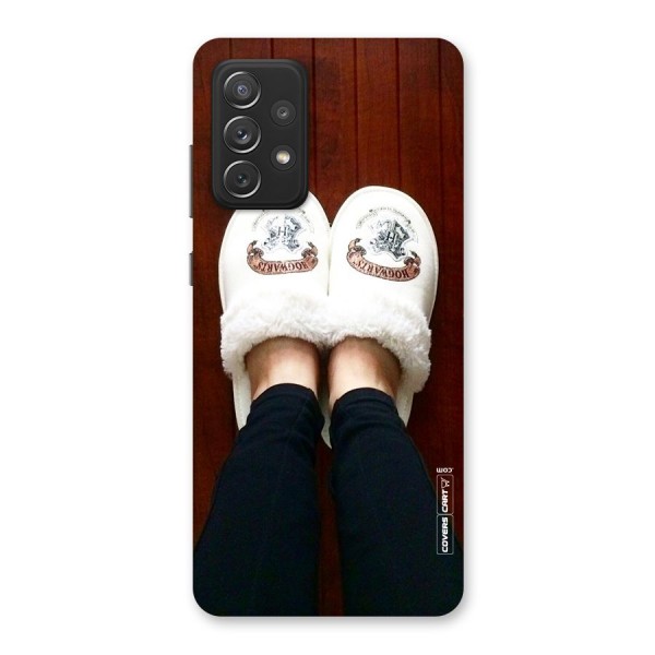 White Feets Back Case for Galaxy A72