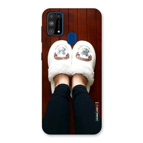 White Feets Back Case for Galaxy F41