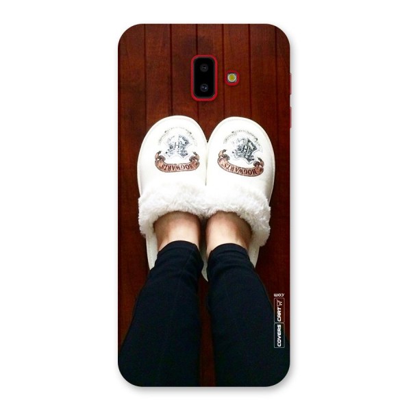 White Feets Back Case for Galaxy J6 Plus