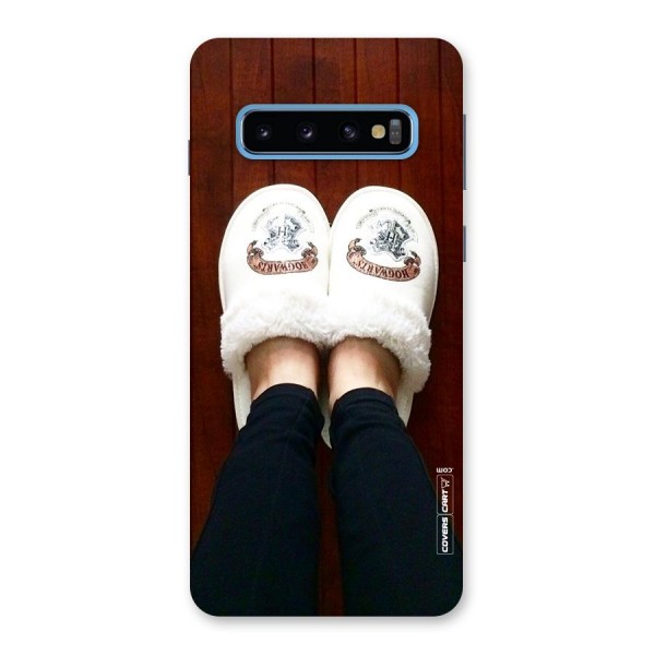 White Feets Back Case for Galaxy S10