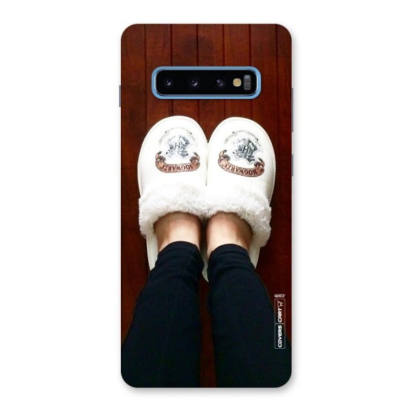 White Feets Back Case for Galaxy S10 Plus