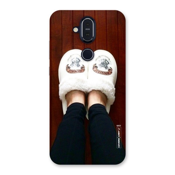 White Feets Back Case for Nokia 8.1