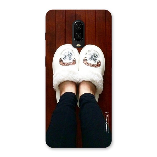 White Feets Back Case for OnePlus 6T