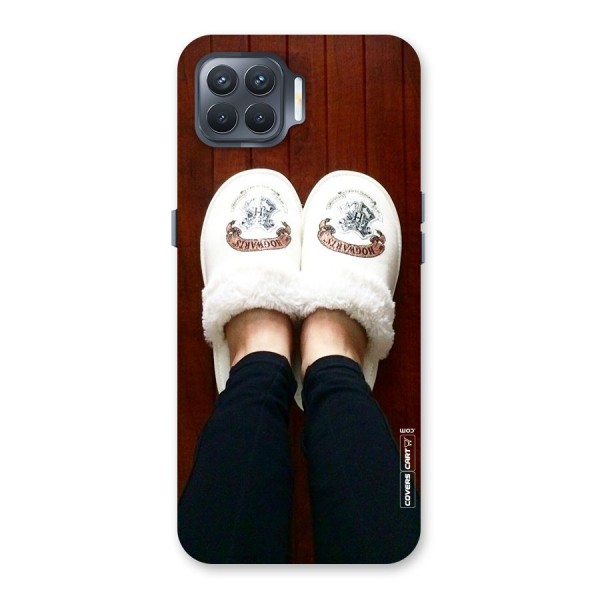 White Feets Back Case for Oppo F17 Pro