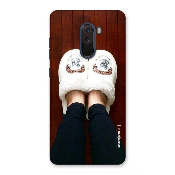 White Feets Back Case for Poco F1