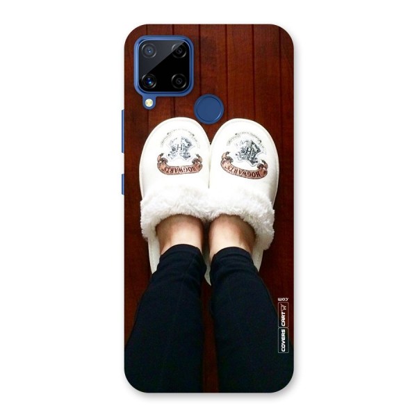 White Feets Back Case for Realme C12