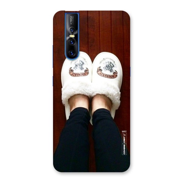 White Feets Back Case for Vivo V15 Pro