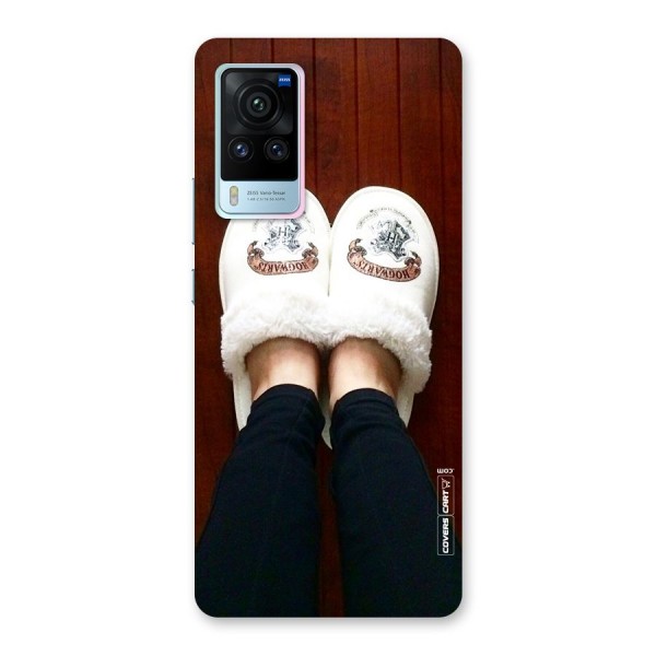 White Feets Back Case for Vivo X60 Pro