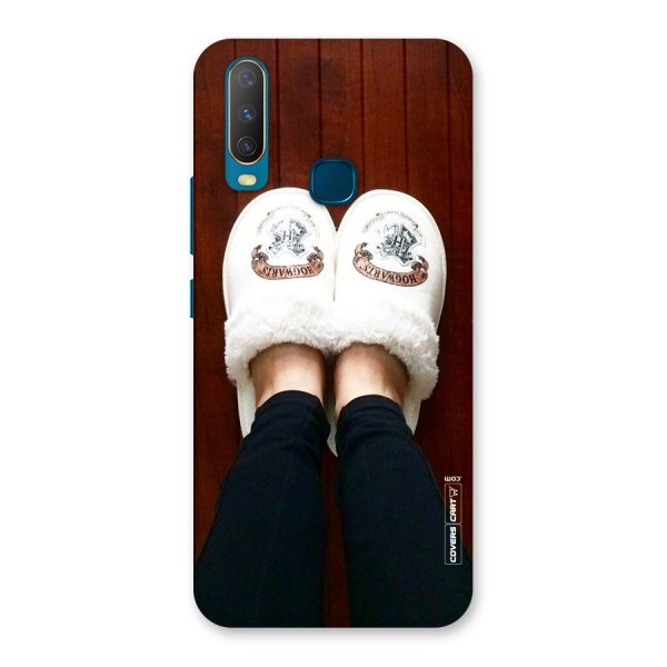 White Feets Back Case for Vivo Y12