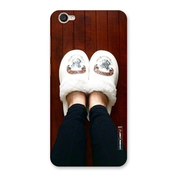 White Feets Back Case for Vivo Y55s