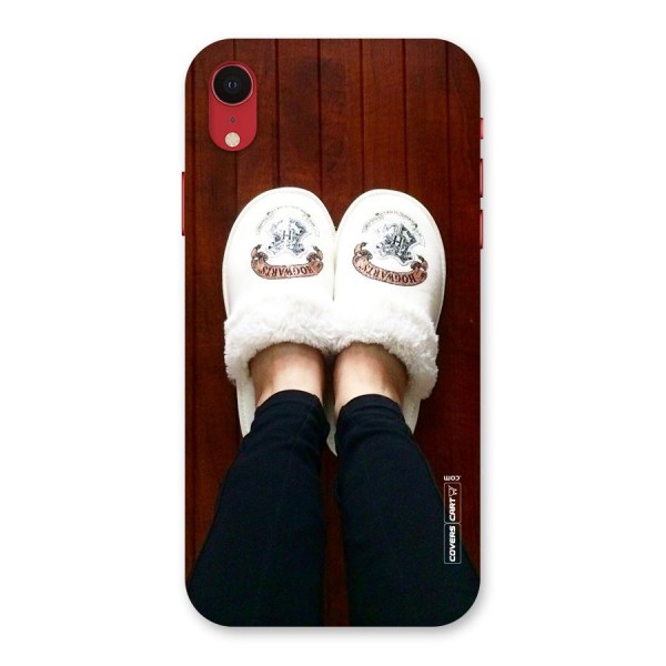 White Feets Back Case for iPhone XR