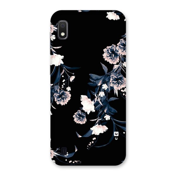 White Flora Back Case for Galaxy A10