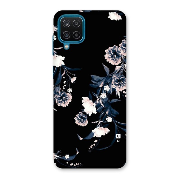 White Flora Back Case for Galaxy F12