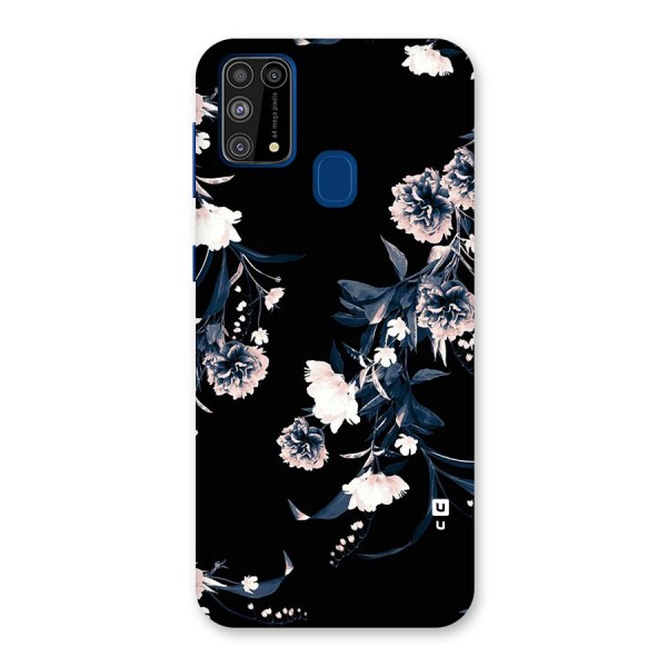 White Flora Back Case for Galaxy F41