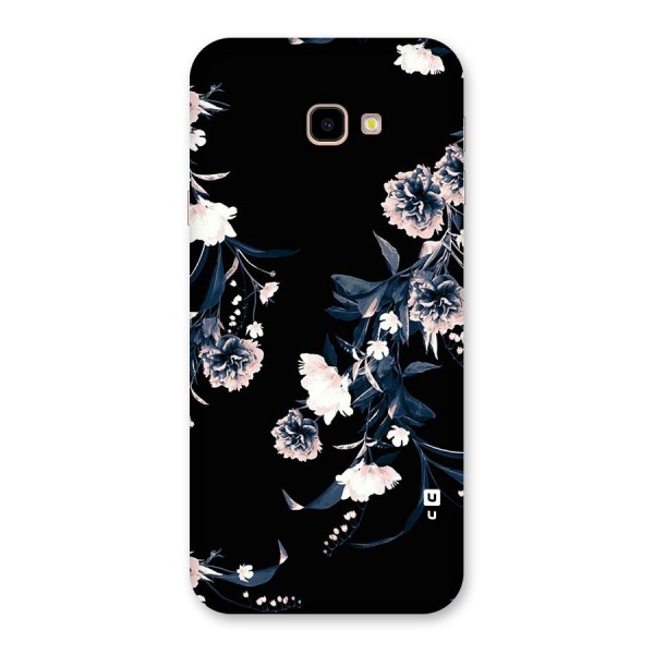 White Flora Back Case for Galaxy J4 Plus