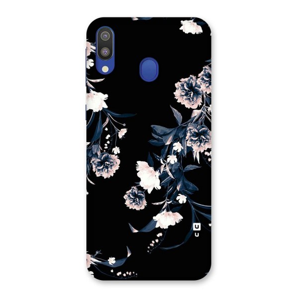 White Flora Back Case for Galaxy M20