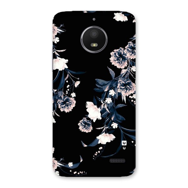 White Flora Back Case for Moto E4