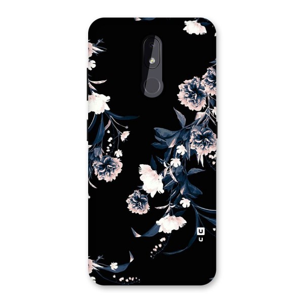 White Flora Back Case for Nokia 3.2