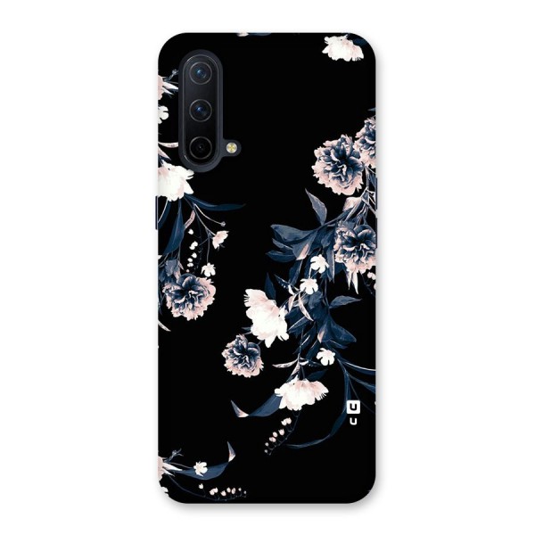 White Flora Back Case for OnePlus Nord CE 5G