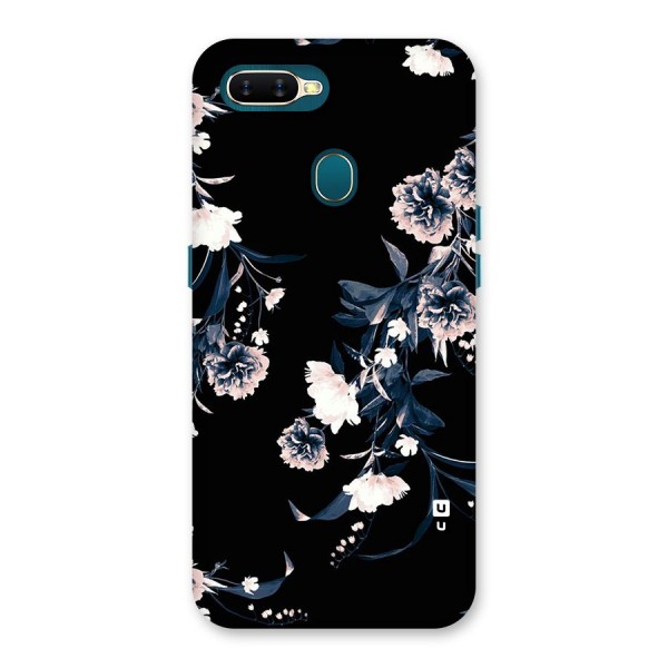 White Flora Back Case for Oppo A12