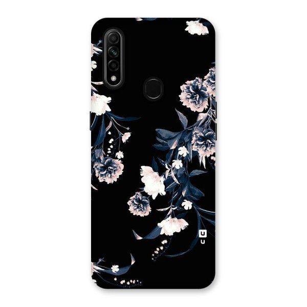 White Flora Back Case for Oppo A31