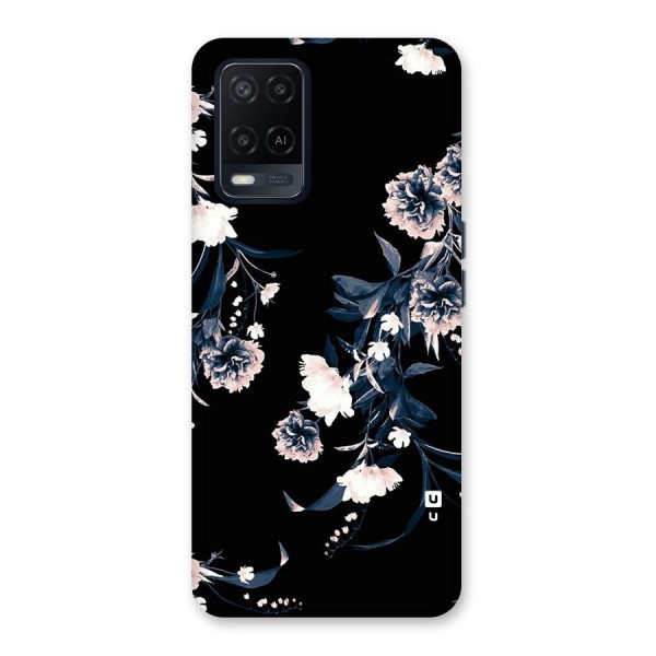 White Flora Back Case for Oppo A54