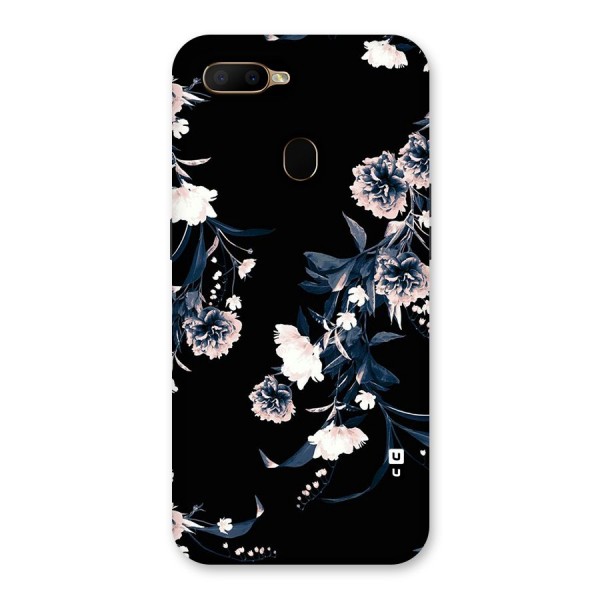 White Flora Back Case for Oppo A5s