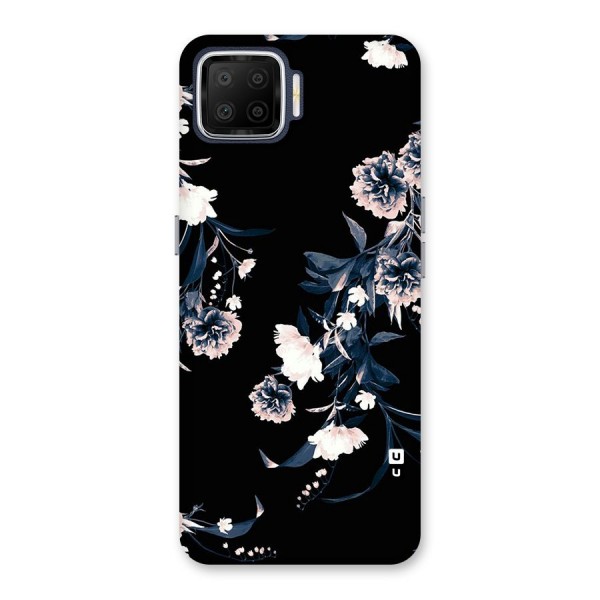 White Flora Back Case for Oppo F17