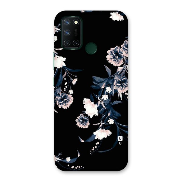 White Flora Back Case for Realme 7i