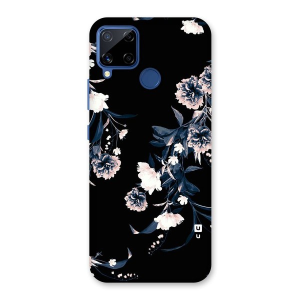 White Flora Back Case for Realme Narzo 30A