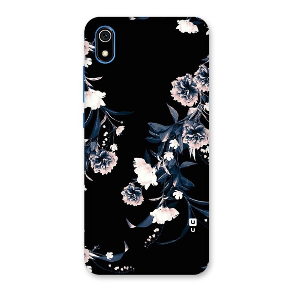 White Flora Back Case for Redmi 7A