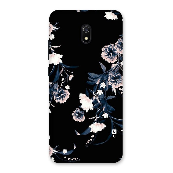 White Flora Back Case for Redmi 8A