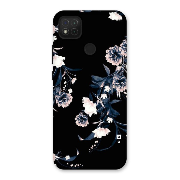 White Flora Back Case for Redmi 9