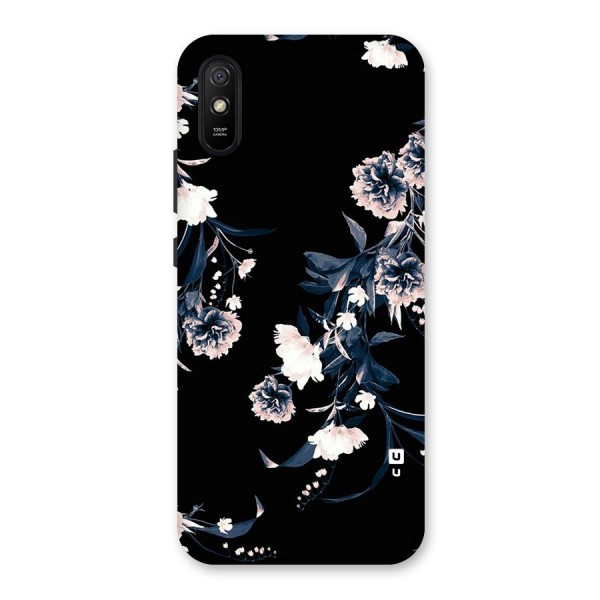 White Flora Back Case for Redmi 9i