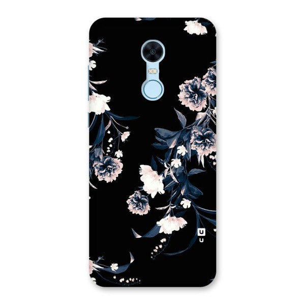 White Flora Back Case for Redmi Note 5