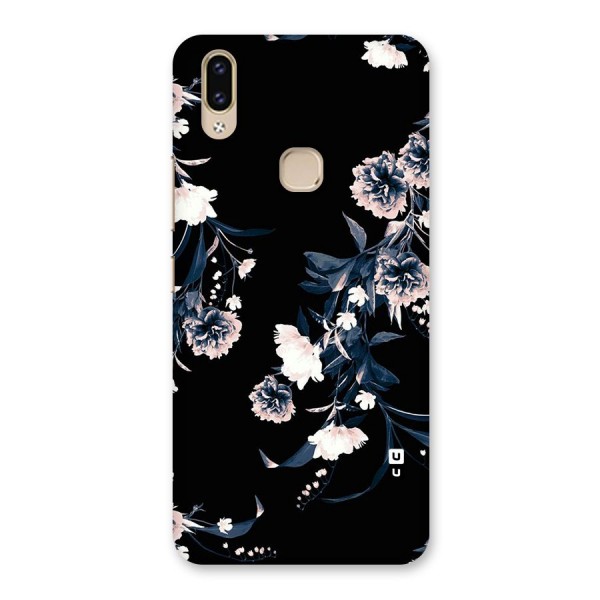 White Flora Back Case for Vivo V9