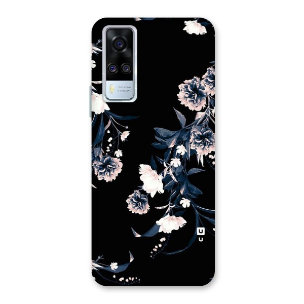 White Flora Back Case for Vivo Y31