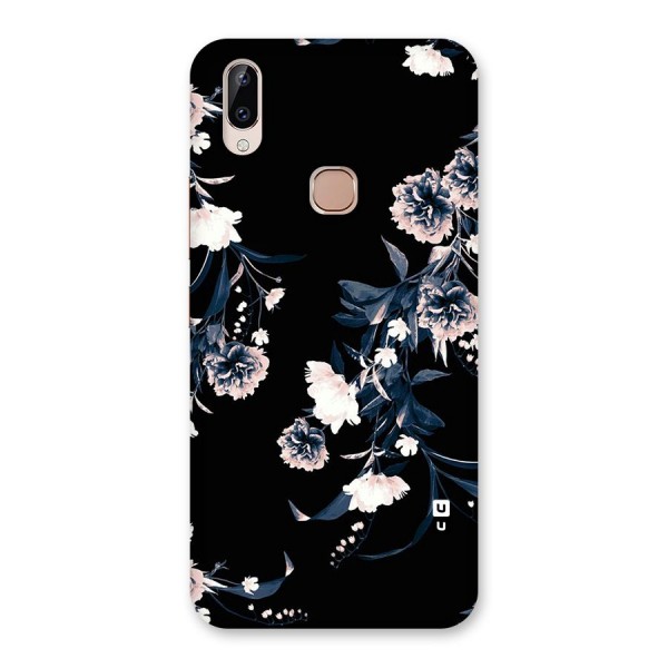 White Flora Back Case for Vivo Y83 Pro