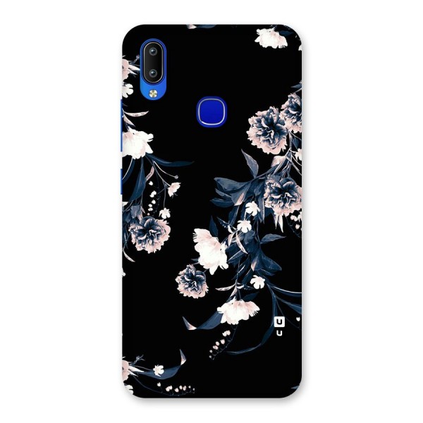 White Flora Back Case for Vivo Y91