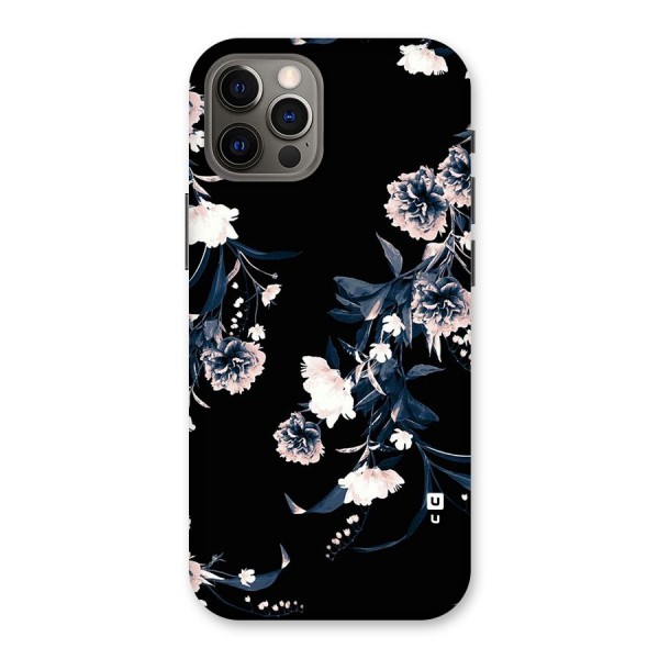 White Flora Back Case for iPhone 12 Pro