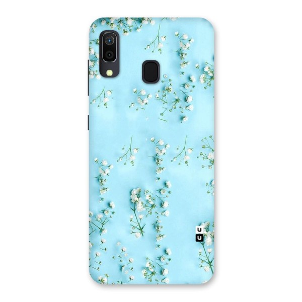 White Lily Design Back Case for Galaxy A20